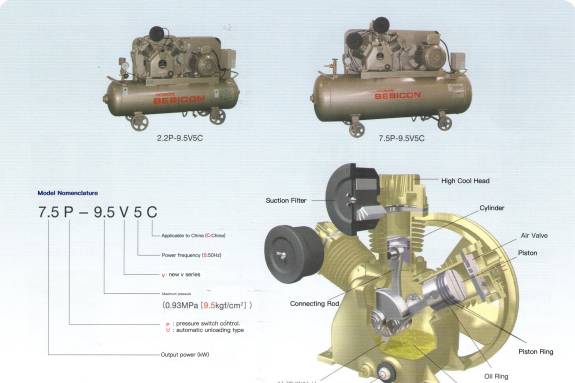 有油活塞式空压机系列